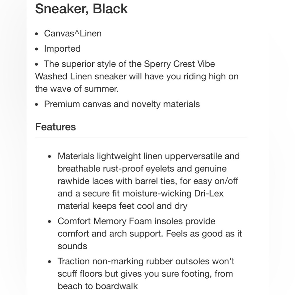 Sperry Women’s Crest Vibe Sneakers. Size 9. Sts 99251. Pristine Condition. - Picture 7 of 7